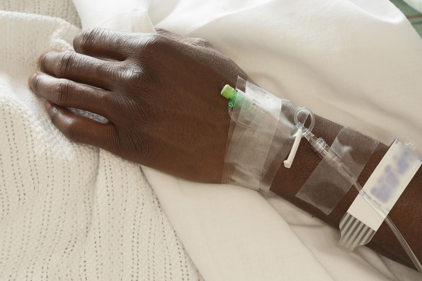 Patient in hospital, illness